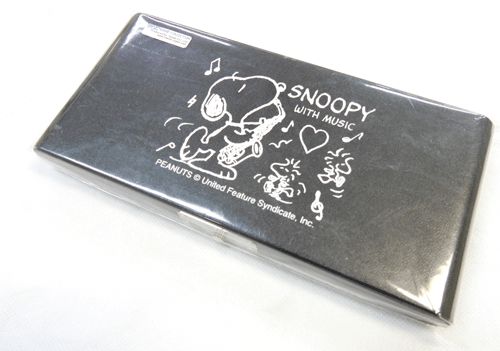 スヌーピー）アルトサックス用リードケース　10枚収納　黒　＜レギュラー商品を特別価格&送料無料で！＞