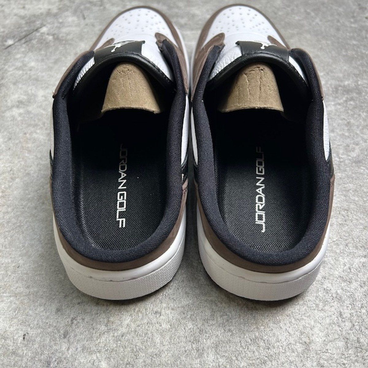  NIKE ナイキ GOLF AIR JORDAN エアジョーダン MULE 27.0 cm FJ 1214-200 サンダル スニーカー ブラウン ホワイト スポーツサンダル サンダル