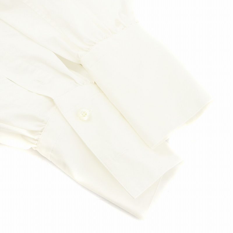 ハイク HYKE 23AW T/C BALLOON SLEEVE SHIRT シャツ ブラウス 長袖 2 白 ホワイト 232-15203 /AN25 レディース ハイク HYKE 23AW T/C BALLOON SLEEVE SHIRT シャツ ブラウス