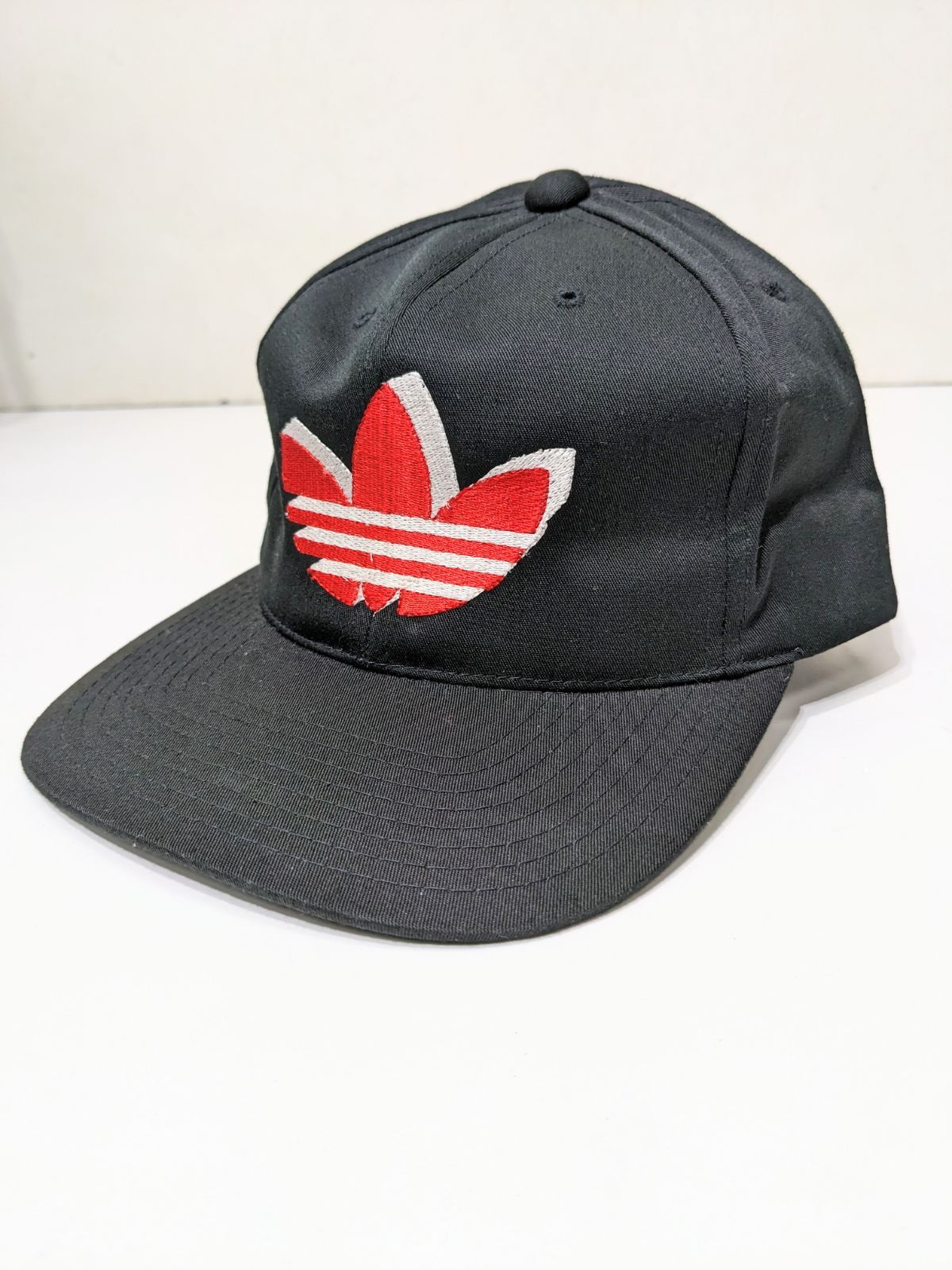 Adidas アディダス 90s キャップ 帽子 デサント製 トレフォイルロゴ-