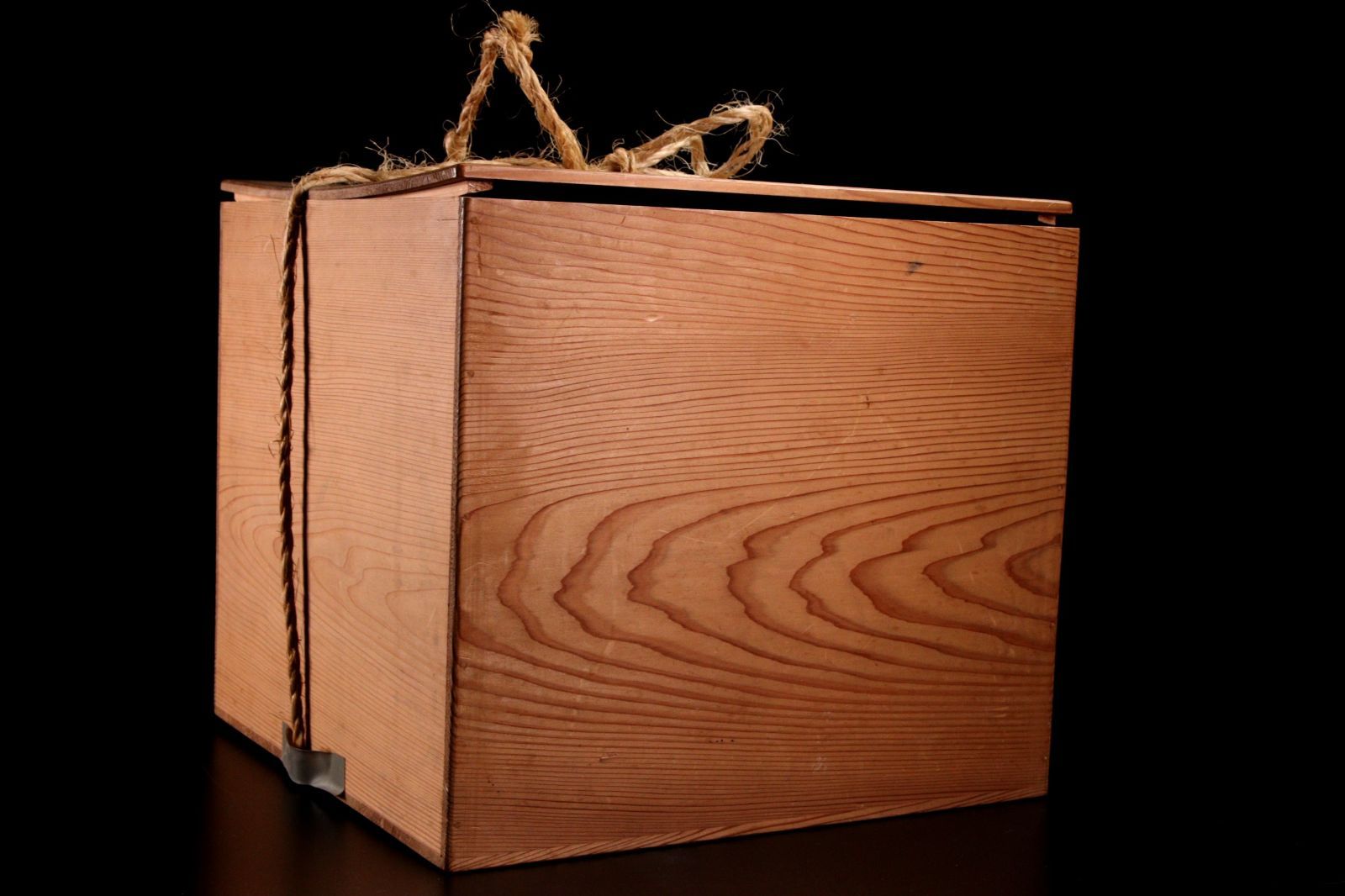 李朝時代 白磁製 青花染付壷 24.5cm 箱付 朝鮮古陶 唐物骨董 楾