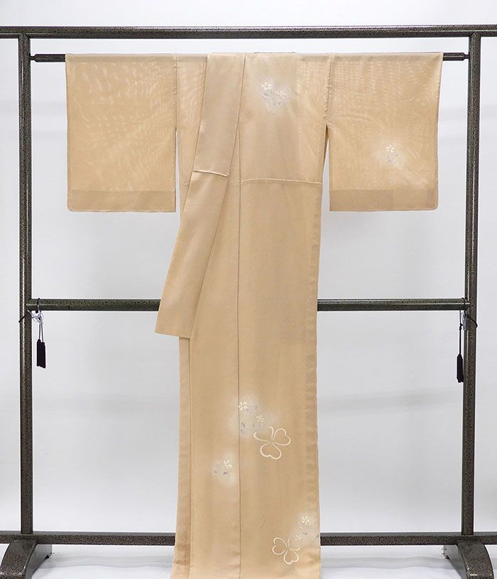 美品 夏物 駒絽 ３本絽 附下げ・訪問着(正絹）未使用＜HH2006＞ ☆美品 S寸 夏物 駒絽 附下げ・訪問着(正絹）未使用＜HH2023