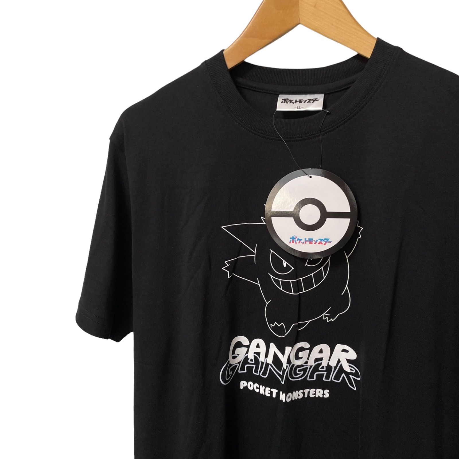 新品】タグ付き ポケモン ゲンガー 半袖tシャツ ブラック 黒 服 - メルカリ