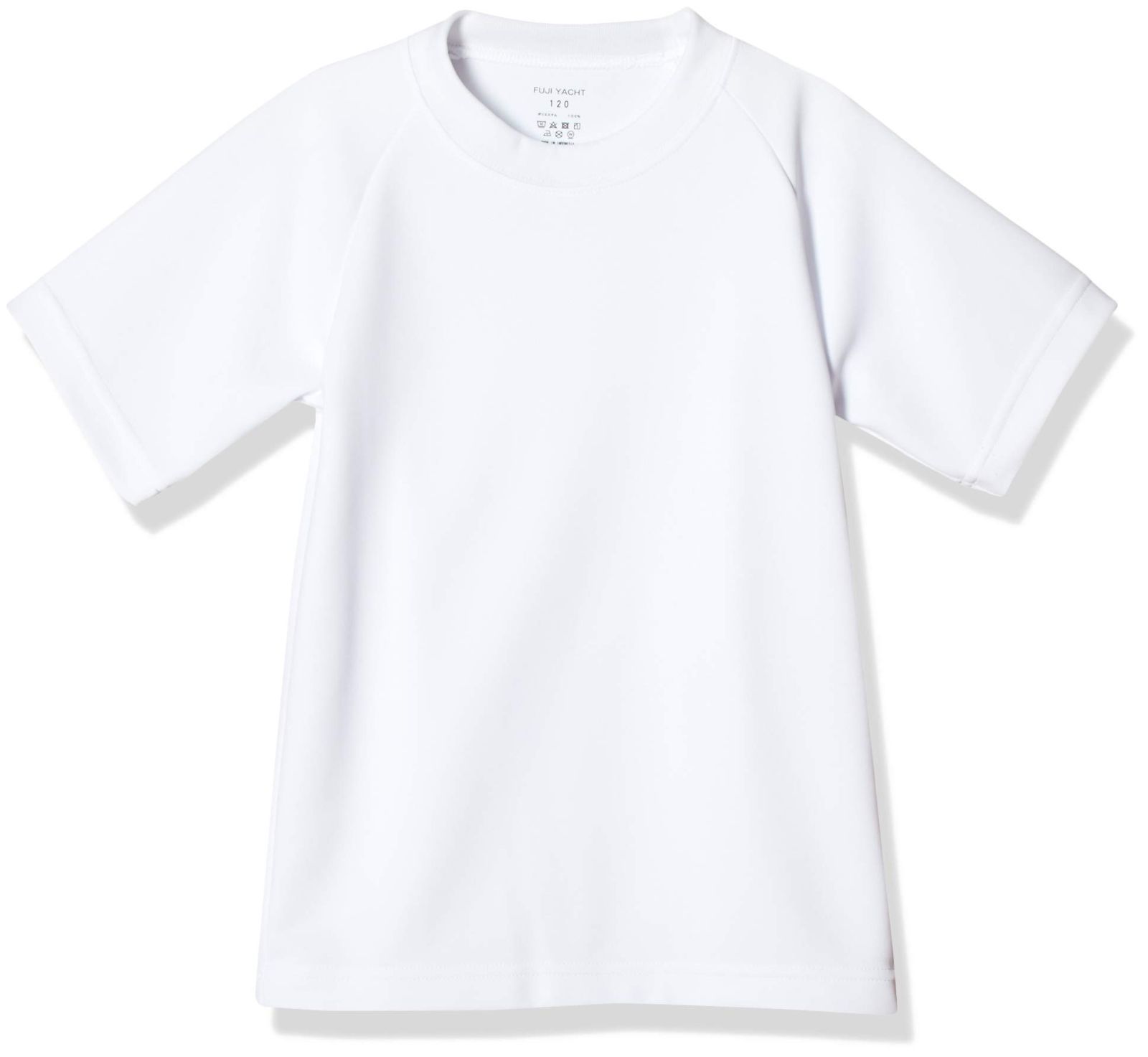 【最短発送】男女兼用 半袖Tシャツ型 白紺展開 体操服 SAS508_510F [フジヨットガクセイフク]
