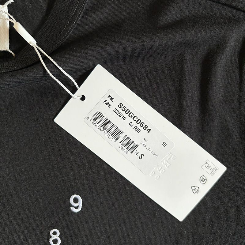 ナンバーロゴ 刺繍 Tシャツ S50GC0684 S22816 半袖 楽天市場】Maison Margielaメゾンマルジェラナンバーロゴ 刺繍