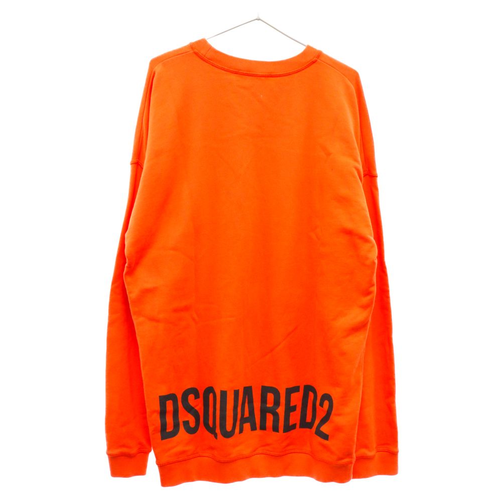 DSQUARED2 (ディースクエアード) 22SS オーバーサイズスウェットトレーナー オレンジ S72GU0360 - メルカリ