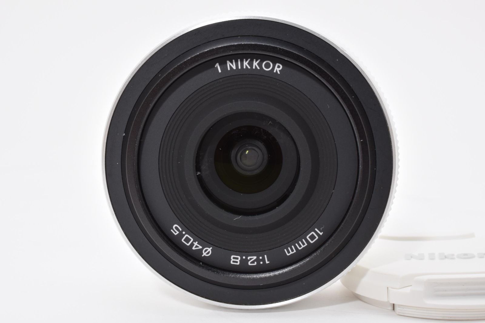  ニコン Nikon 1 NIKKOR 10 mm F 2 8 ホワイト 前後キャップ付属 LL 38 5711 レンズ(単焦点) カメラ