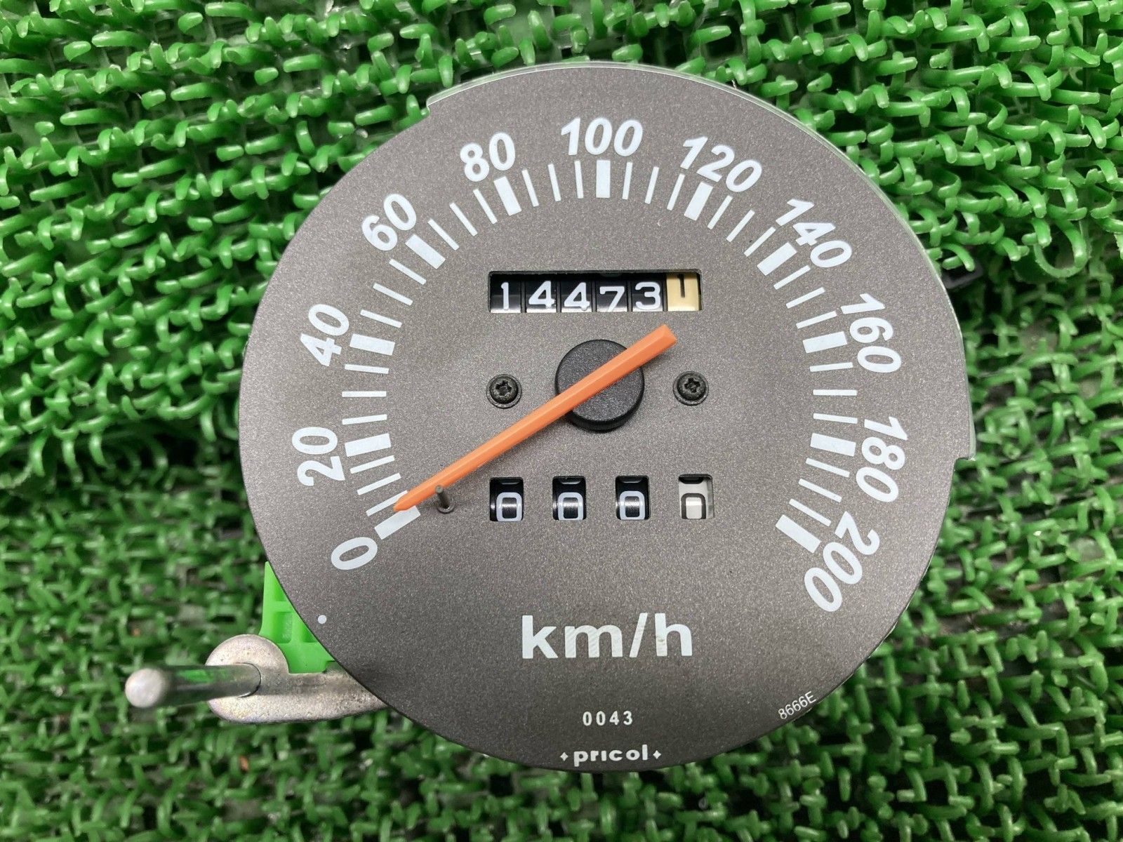 NINJA250R スピードメーター 0043 カワサキ 純正 バイク 部品 EX250K ニンジャ250R 割れ欠け無し 品薄 品 xZ