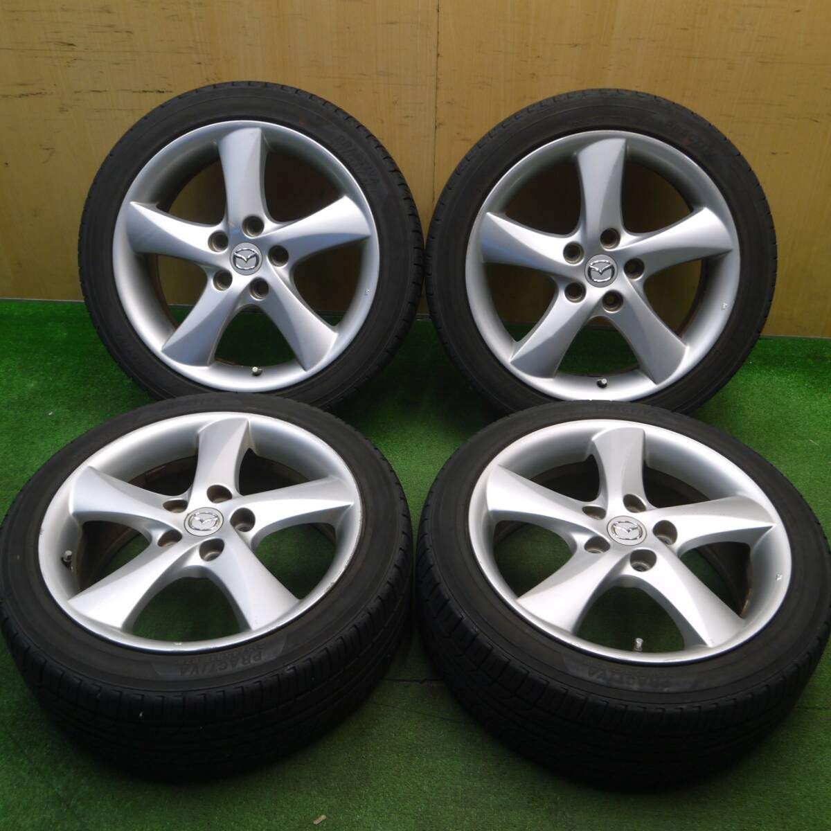 4本価格 マツダ アテンザ 純正 215|45R17 プラクティバ ヨコハマ製 17インチ PCD114.3|5H 5013101Hノ