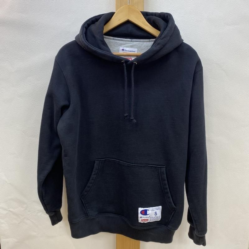 SUPREME × Champion / 2019ss / Outline Hooded Sweatshirt / SUP-SS19-154 /  BLK / S