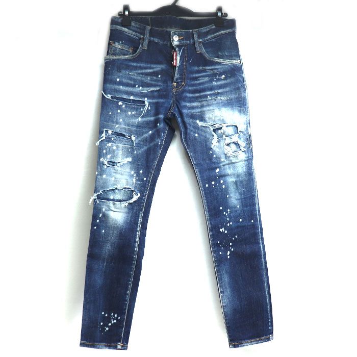 DSQUARED2 ディースクエアード Super Twinky Jean デニムパンツ ブルー S74LB1052 S30789 42 メンズ