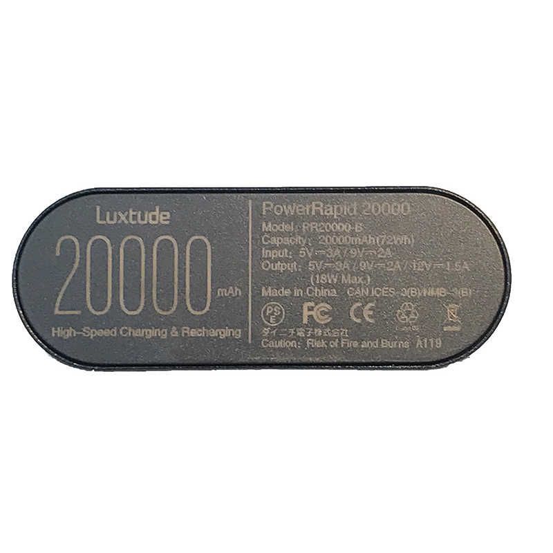 送料無料 ♥ 未開梱 LUXTUDE PD3.0対応18W 20000mAhモバイルバッテリー USB Power Delivery対応 |充電タイプ PR20000-B CHRISTIANNAURATH_COM_BR