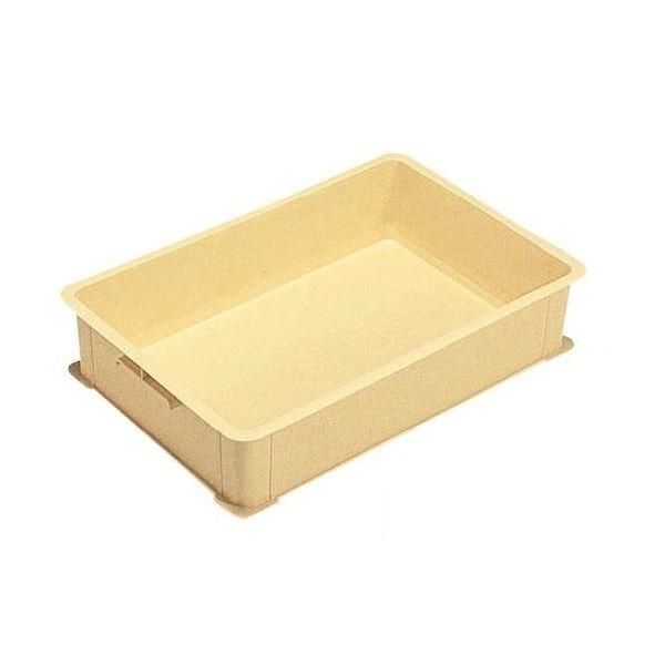 〔5個セット〕 パンコンテナー/食品用コンテナー 〔#0〕 アイボリー 清掃簡単〔〕
