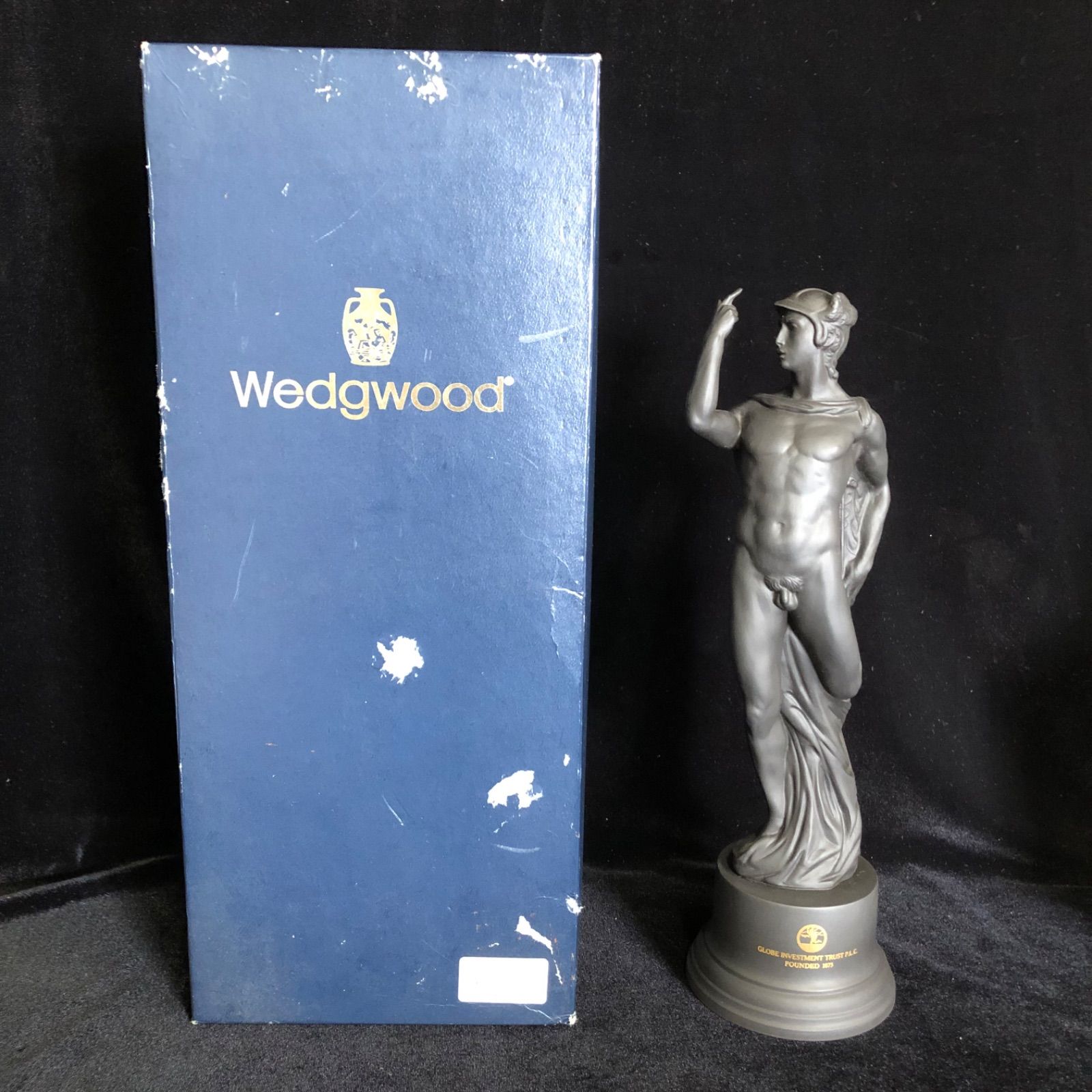 ウェッジウッド WEDGWOOD  MERCURY マーキュリー フィギュリン FIGURINE 像 置物 箱入り