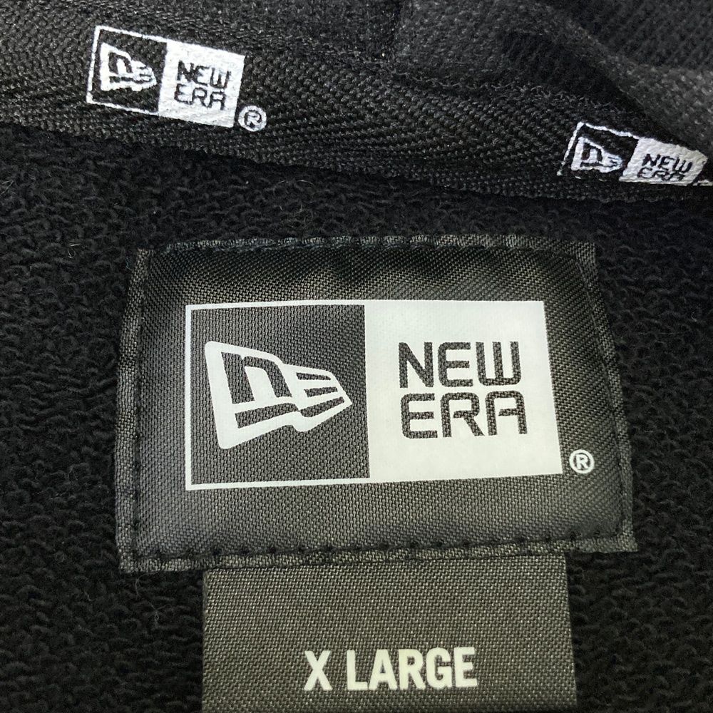 サイズ：XLARGE NEW ERA ニューエラ  ジップパーカー カモフラ 迷彩柄 ブラック系 [240101475081] ゴルフウェア メンズ ストスト サイズ：XLARGE NEW ERA ニューエラ ジップパーカー カモフラ