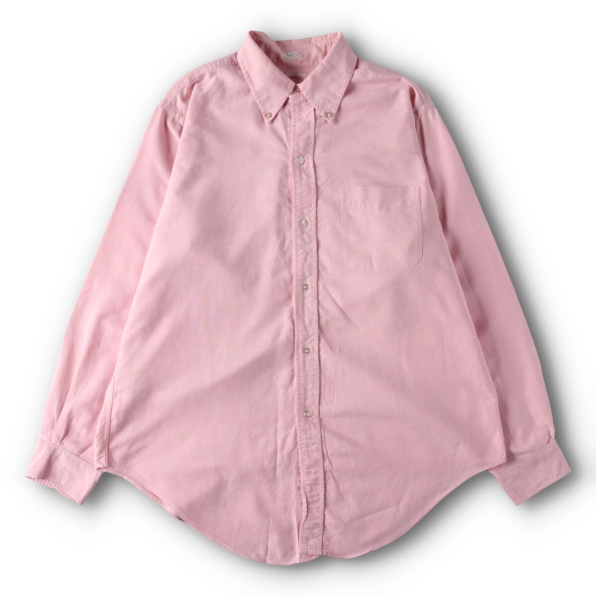 古着 60年代 ブルックスブラザーズ Brooks Brothers MAKERS 6つボタン 長袖 ボタンダウンシャツ メンズL ヴィンテージ/evb005091