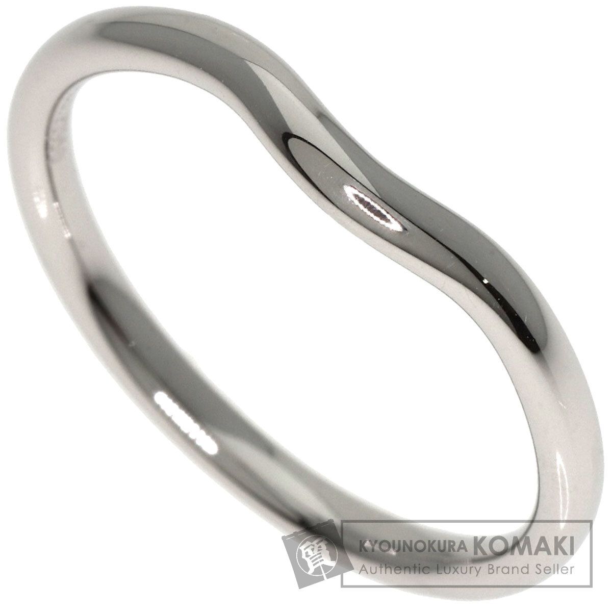 TIFFANY&Co. ティファニー カーブドバンド リング・指輪 PT950