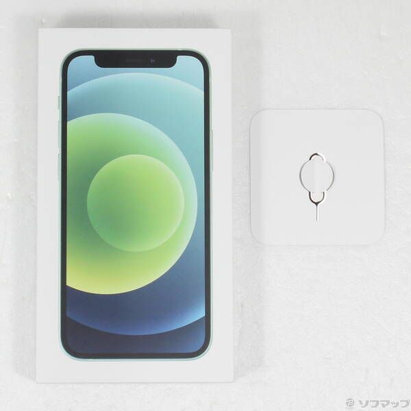 中古品〕 iPhone12 mini 128GB グリーン MGDQ3J／A SIMフリー【381