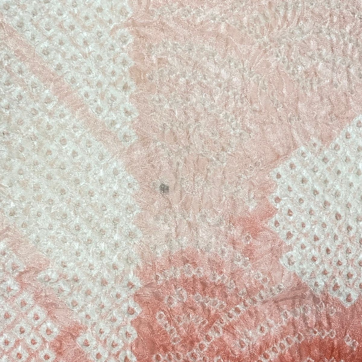 振袖 身丈155.5cm 裄丈63.5cm S 袷 牡丹 青海波 総絞り 朱色 正絹 秀品 WWW_SMP1DAWEKUDUS_SCH_ID