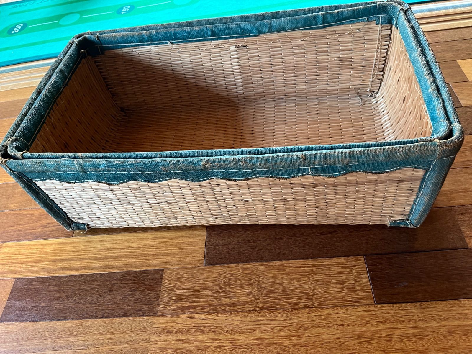 鳥越竹細工　行李　昭和レトロ 昭和レトロ鳥越すず竹竹細工行李かご(65cm) すず竹 竹細工 竹