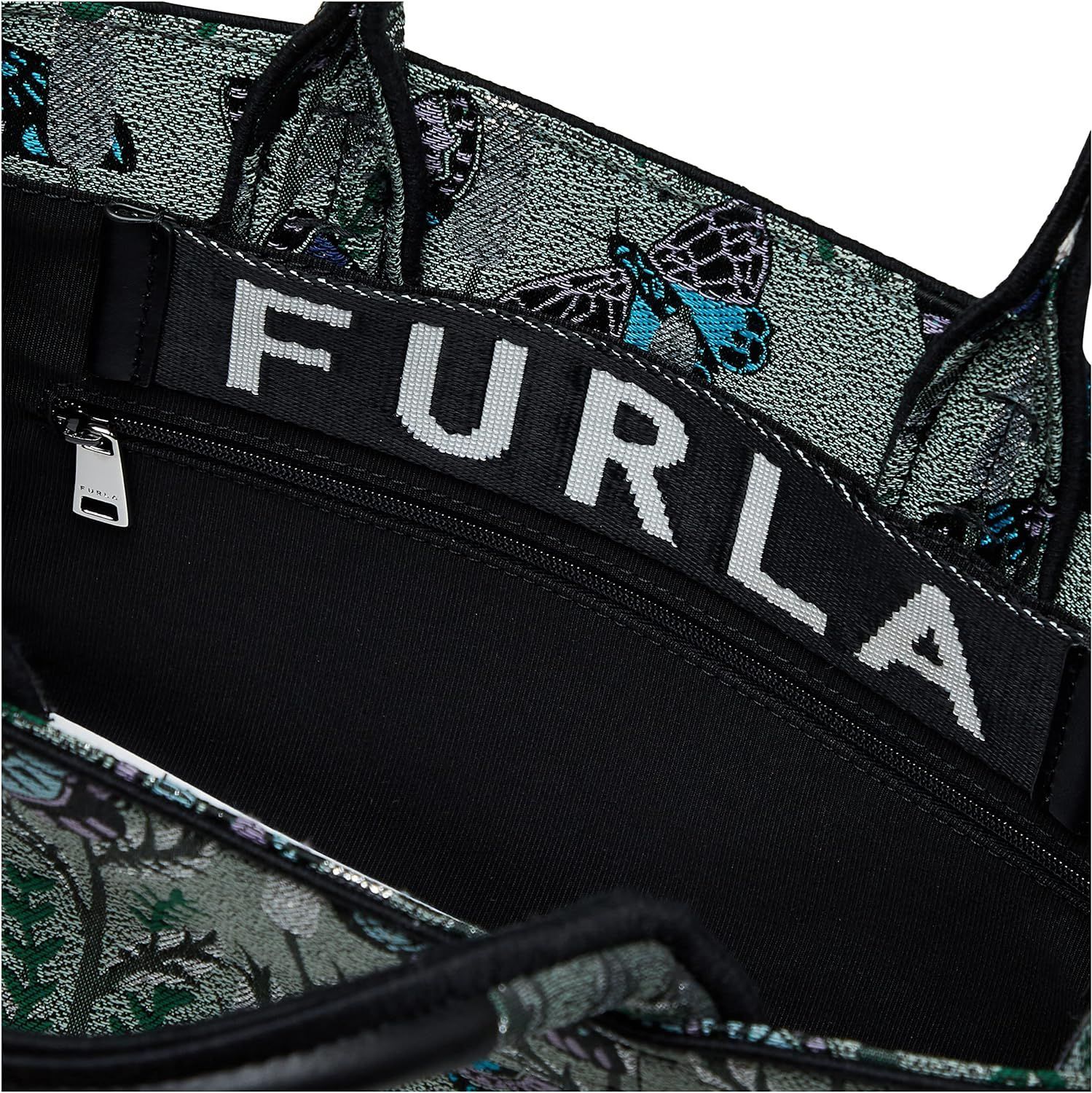 FURLA フルラ トートバッグ 蝶 柄 OPPORTUNITY オポチュニティ