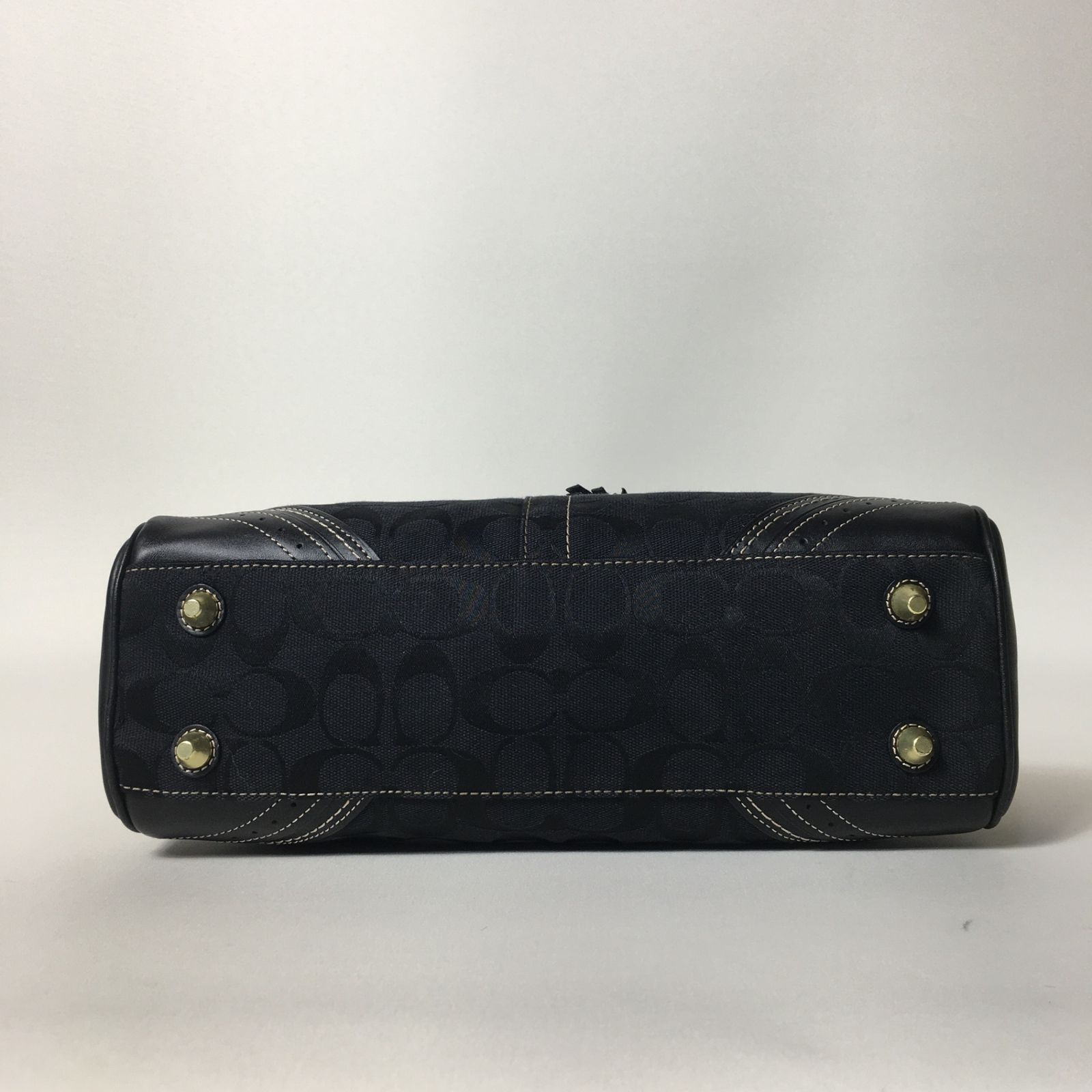 2506-186｜美品｜コーチ シグネチャー ハンドバッグ ブラック 2506-186｜美品｜コーチ シグネチャー ハンドバッグ ブラック
