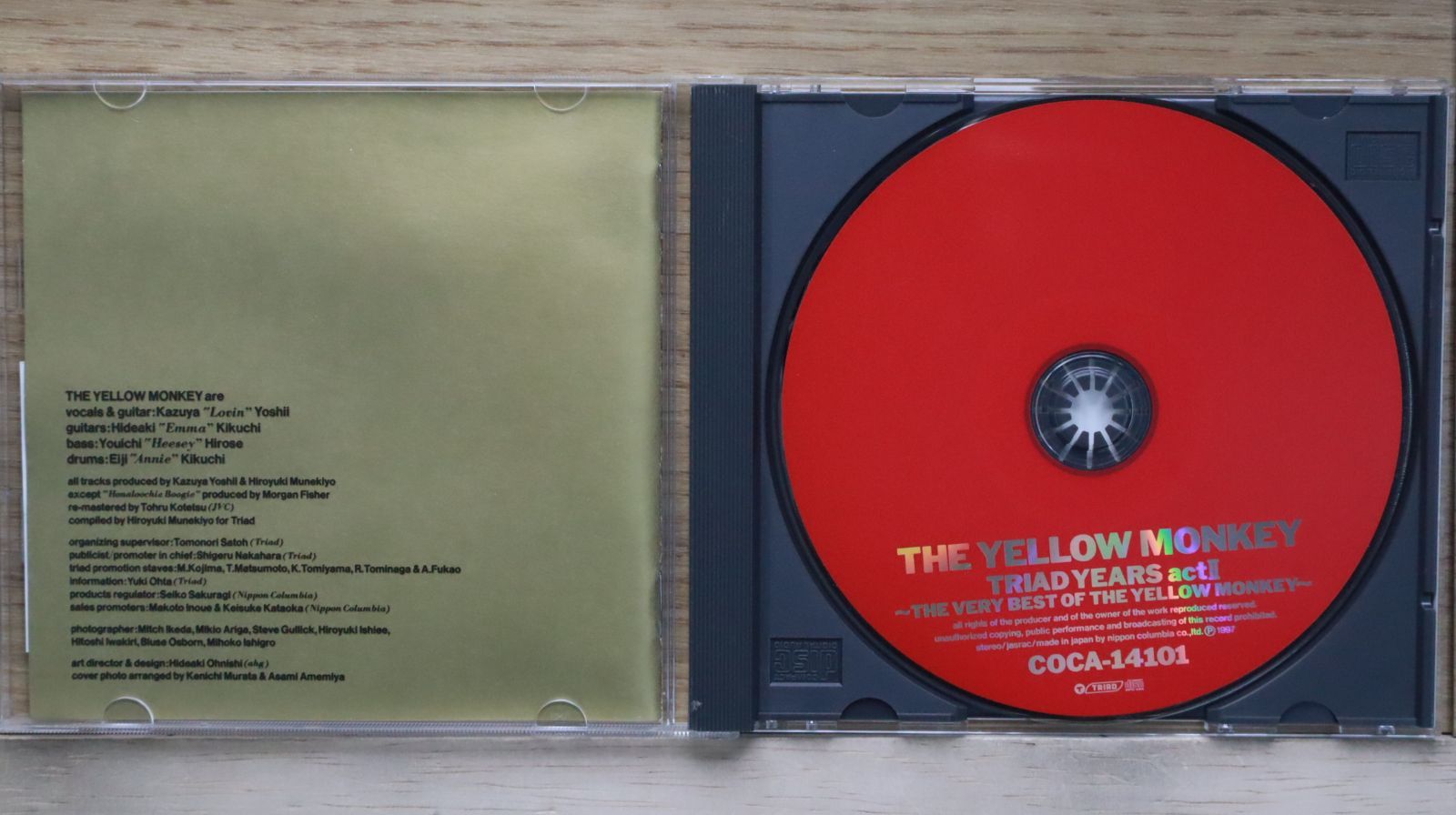 国内盤CD☆ザ・イエローモンキー/THE YELLOW MONKEY□ TRIAD YEARS