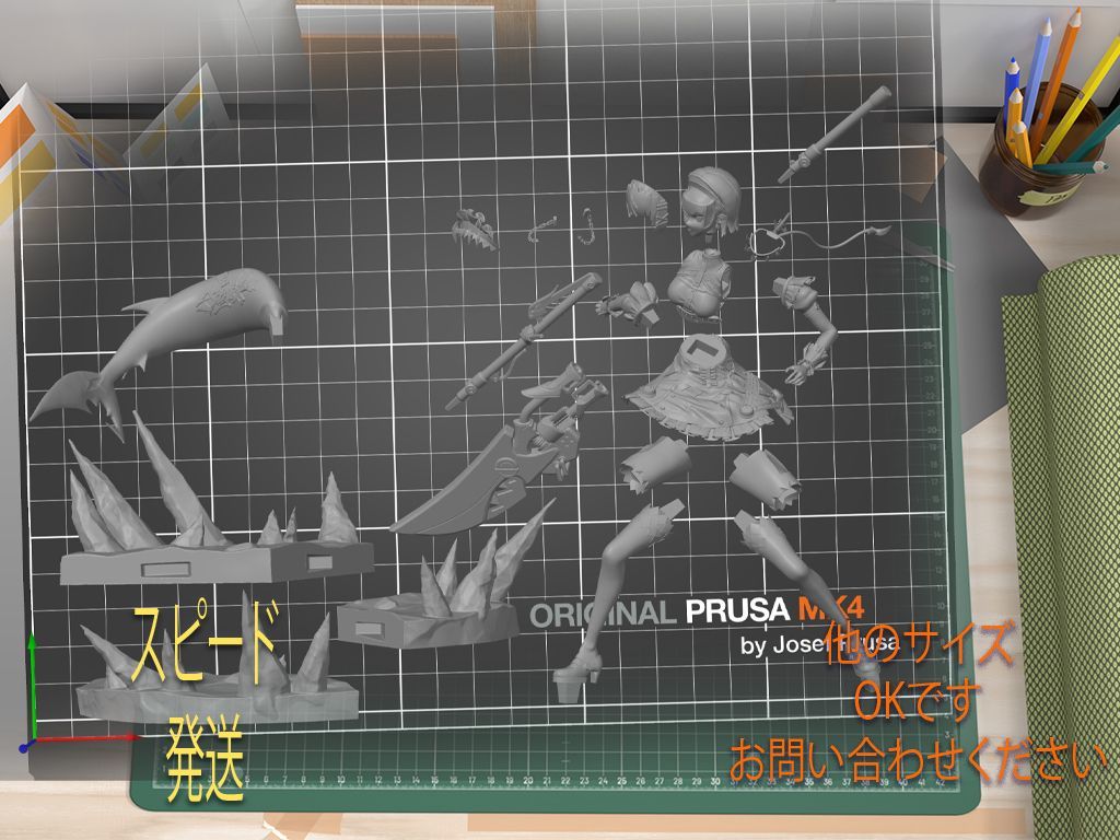 ガレージキット 1/6 E Shark Lady ZZZ 未塗装未組立 ガレージキット 1/6 E Shark Lady ZZZ 未塗装未組立 在庫は1つ