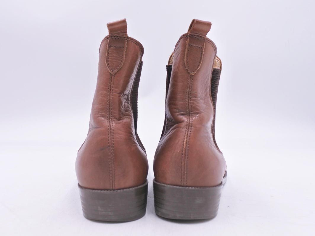 HARUTA ハルタ 本革 レザー サイドゴア ブーツ size24.5cm