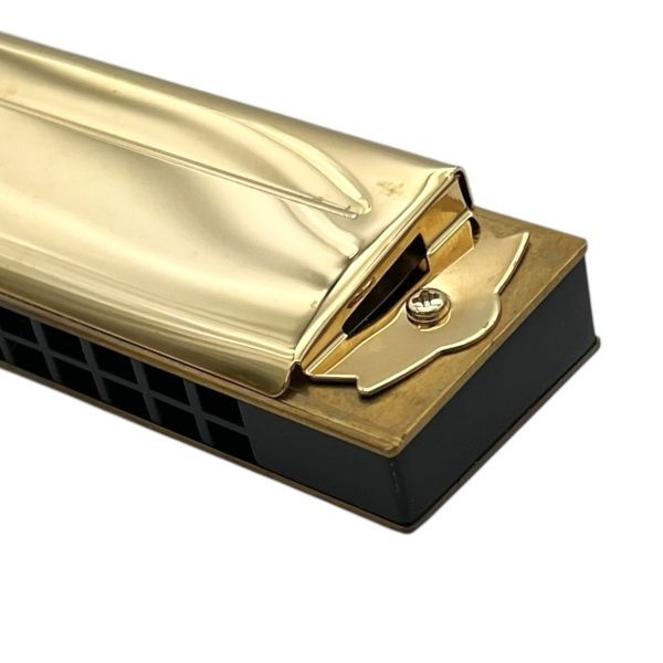 トンボガッキセイサクショ TOMBO トンボ楽器製作所 ハーモニカ ゼンオン 80周年記念 斎藤寿孝 モデル ゴールド色 ユニセックス S5V002 IMPECCABLEHEALTHCARESERVICES_COM