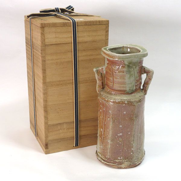 伊賀焼 花器 伊賀焼|信楽 耳付き 花瓶 伊賀焼 花器 花瓶 ギフト