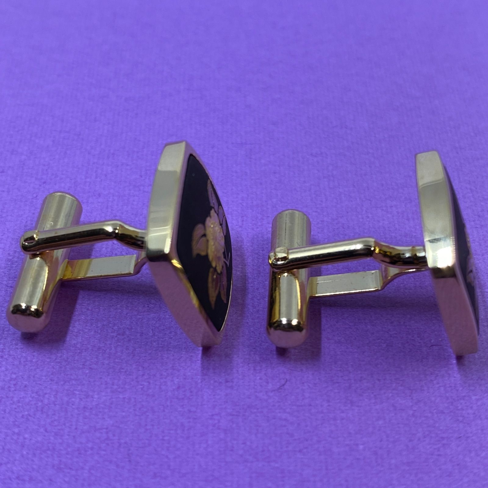 伝統工芸】肥後象嵌 ネクタイピン カフスボタンセット ② - メルカリ