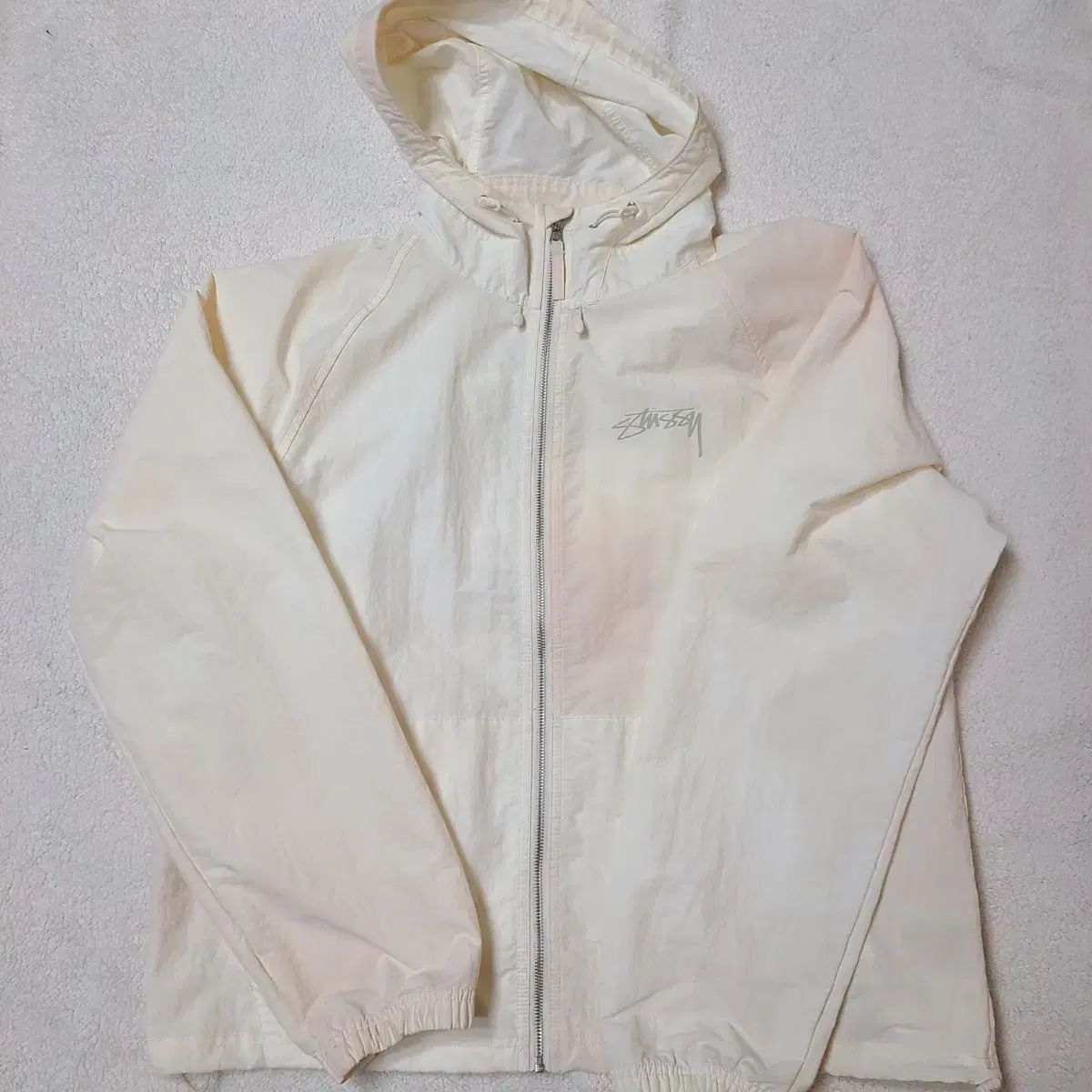 STUSSY ステューシー ウェーブ ダイ ビーチ シェル ジャケット L 