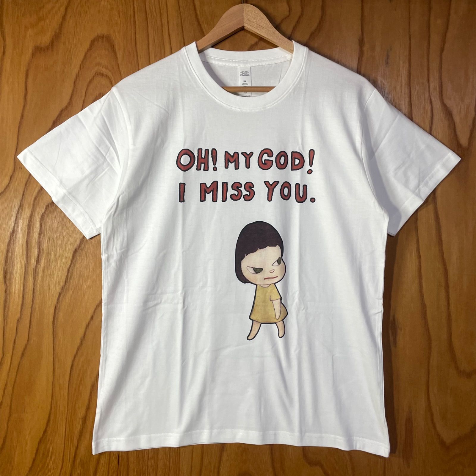 奈良美智のTシャツ　古着 再入荷】奈良美智xラムフロム「Fuckin Politics Tシャツ