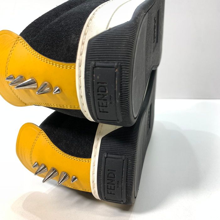 中古品】FENDI フェンディ 7E 0904 7 バグズアイ スリッポン