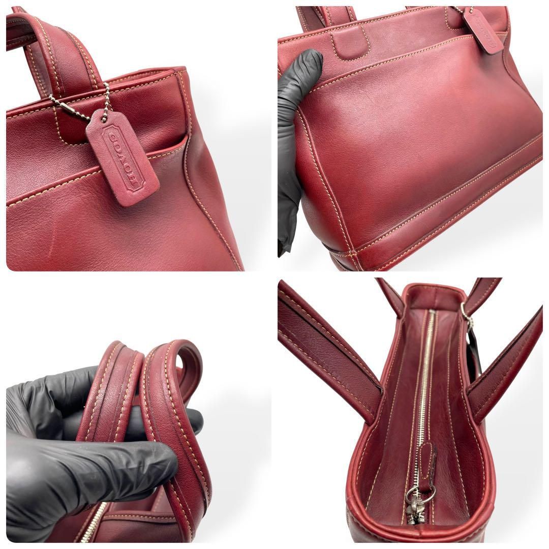 美品 オールドコーチ ハンドバッグ 9303 old coach COACH / オールドコーチ 9303 オールレザー ハンドバッグ 】をお