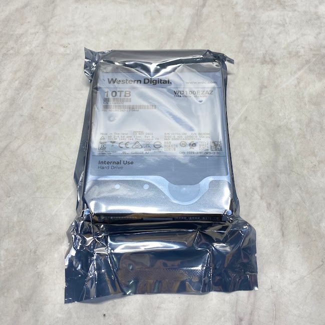 【新品・未開封品】WD 10TB hdd 3.5インチ Digital Western HGST ハードディスク 外付け 5400rpm