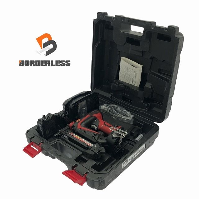 比較的 MAX マックス 18V 充電式タッカー TJ-25|4J バッテリ1個 18V2.5Ah 充電器 ケース付 コードレスタッカー 電動工具 107419