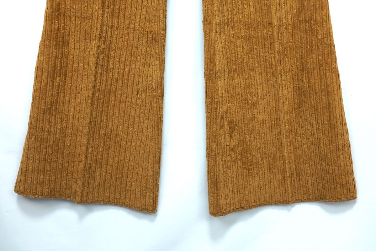 GUCCI グッチ コーデュロイ ワイドパンツ キャメル 32サイズ 626489  
