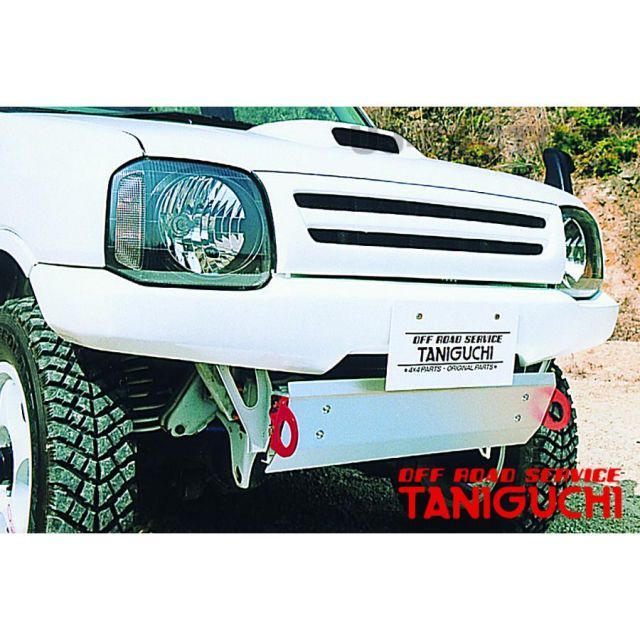 【ORS タニグチ】FRPフロントバンパー (フォグランプなしタイプ) ジムニーJB23用 白ゲルコート仕上げ OFF ROAD SERVICE TANIGUCHI