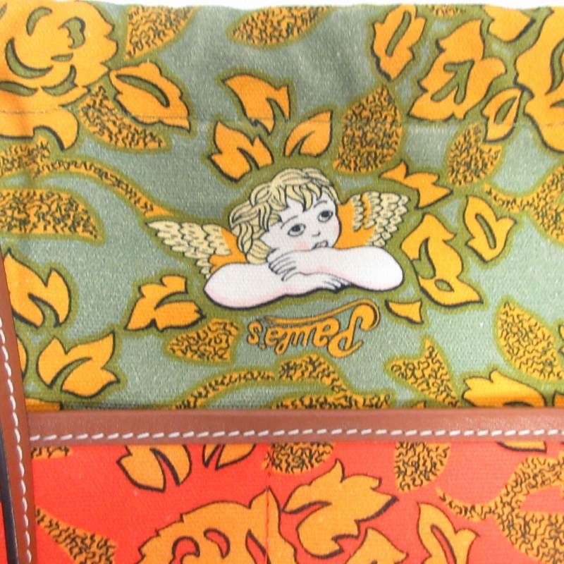 国内発 LOEWE x Paula's Ibiza ドローストリングポーチ スモール LOEWE ロエベ Paula's Ibiza ドローストリング ポーチ｜コットン