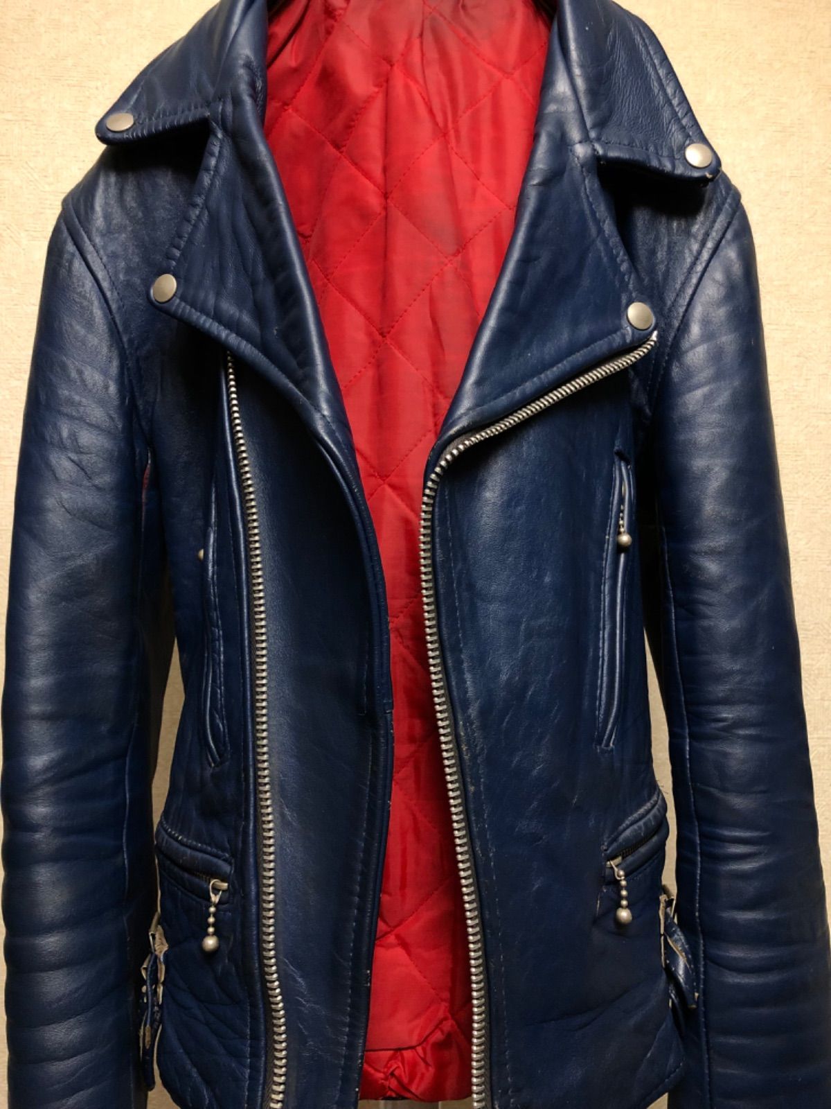 70年代後期UK製ネイビーブルーLIGHTNINGパンクスライダース黄金サイズ 