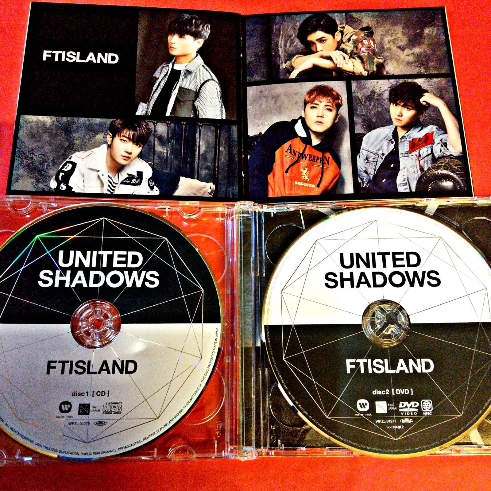 FTISLAND UNITED SHADOWS (初回限定盤B ⏩️ CD+DVD組)