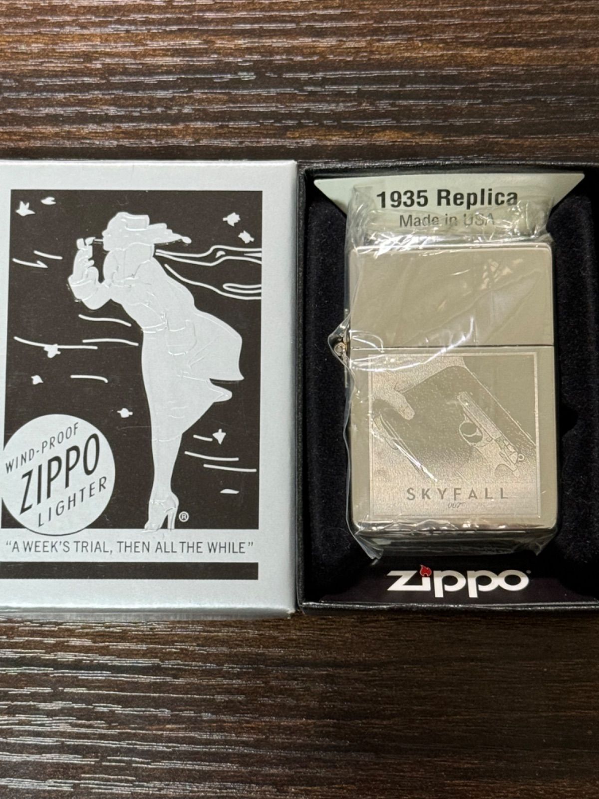 zippo 007 SKY FALL 1935REPLICA 1935レプリカ 2012年製 silver