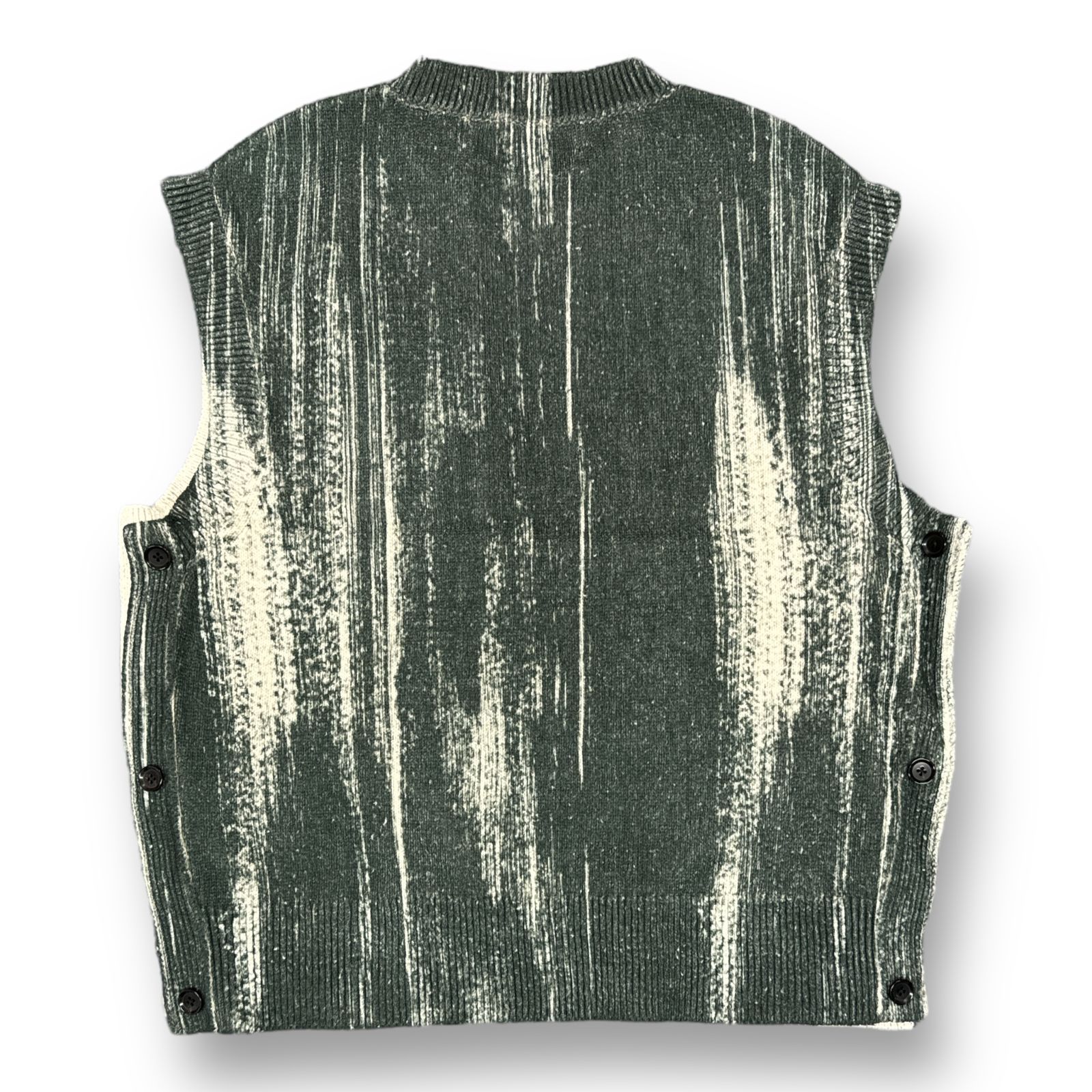 定価37400円 新品 YOKE 22SS Printed Cotton Crewneck Vest プリン