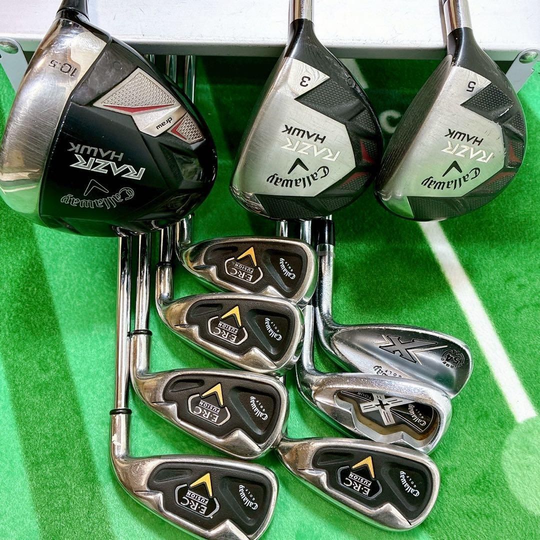 Callaway RAZR HAWK メンズゴルフクラブセット 10本