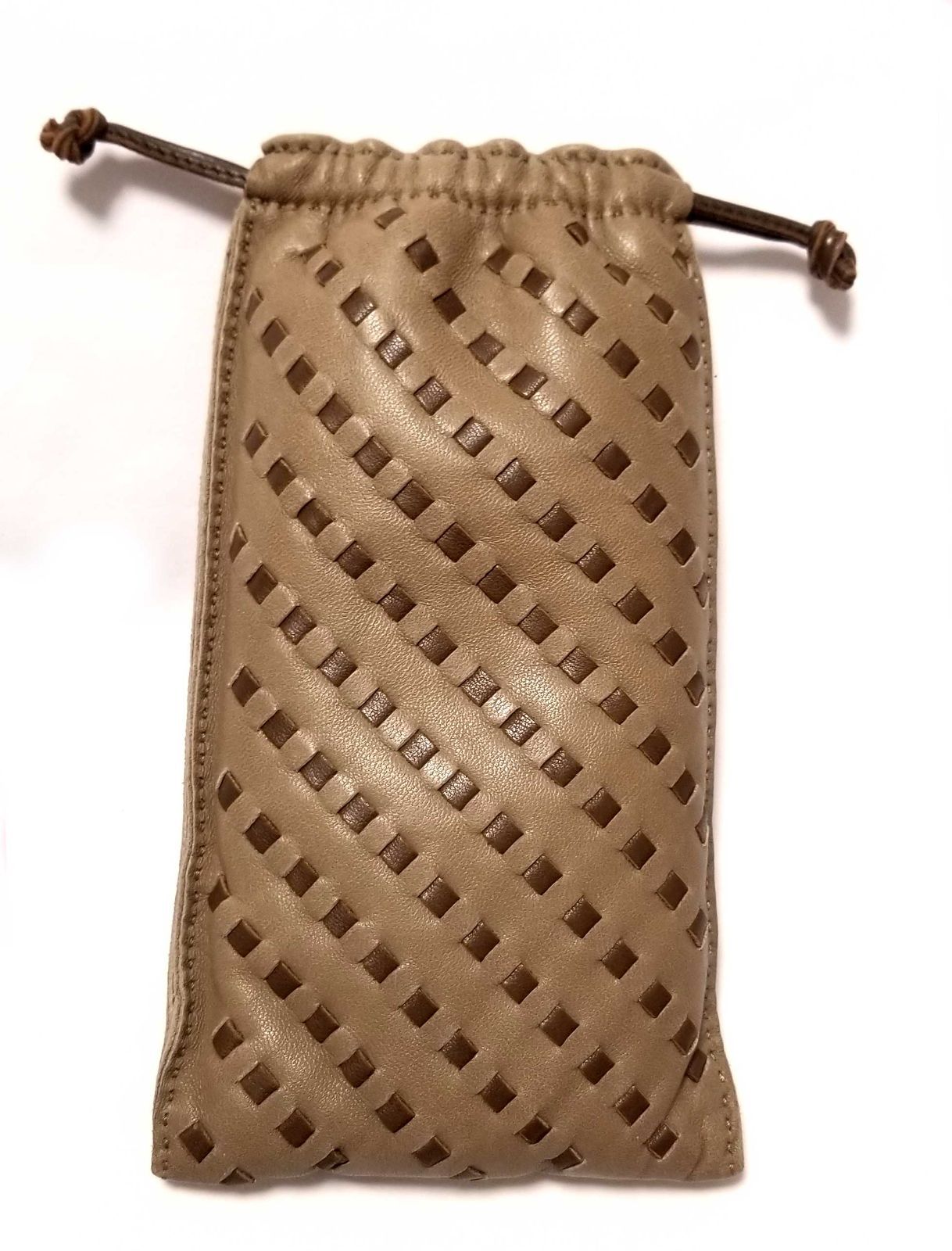 エルメス ポーチ ポシェット ピロ ピロー ケース ラムスキン レザー ベージュ ブラウン ＨＥＲＭＥＳ