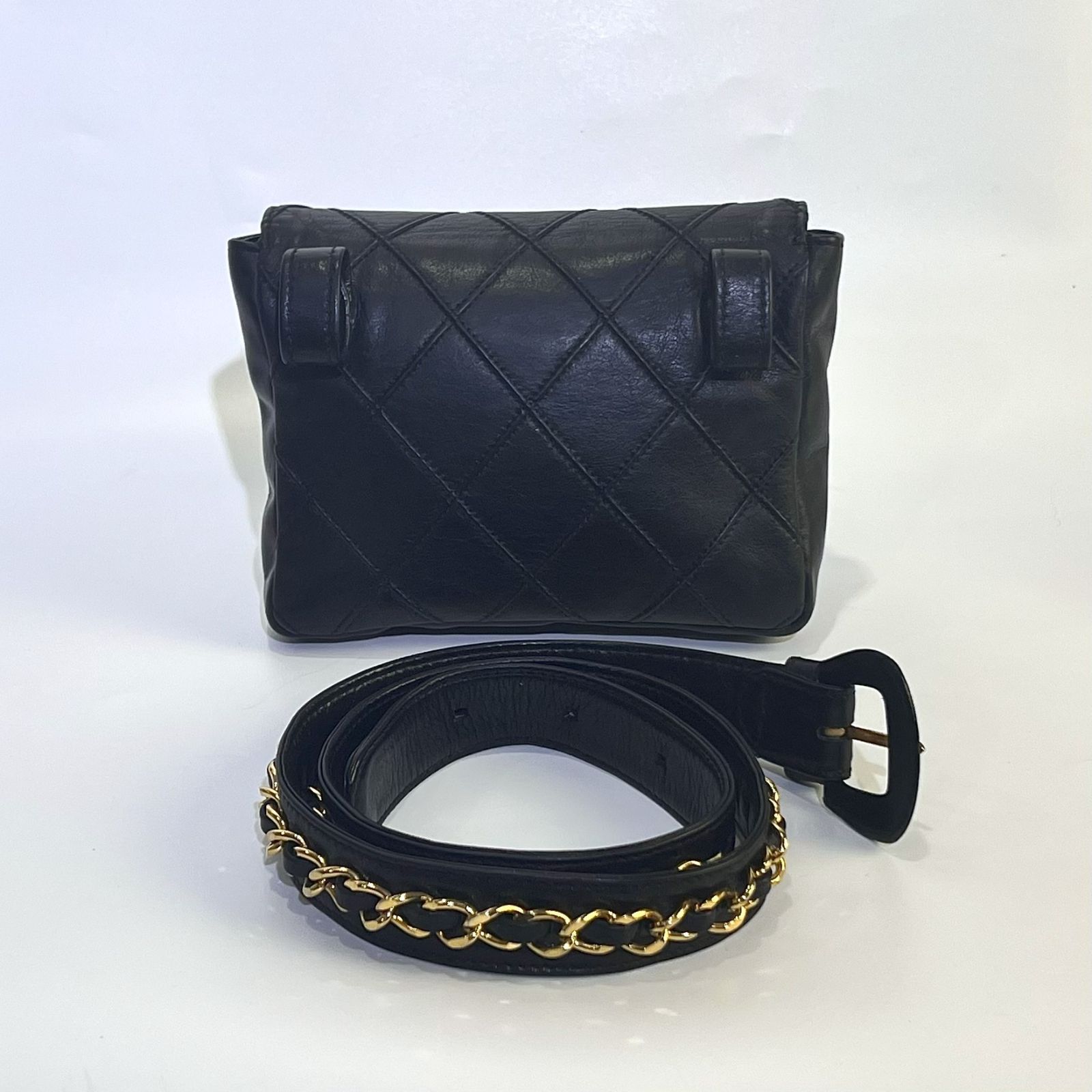 CHANEL シャネル ココマーク マトラッセ ビコローレ ウエスト