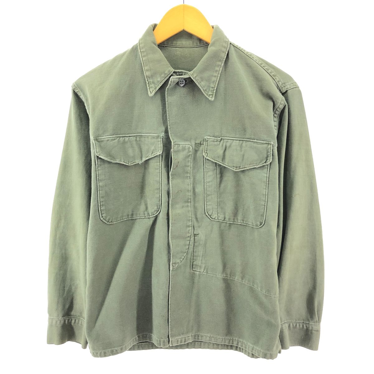 MILITARYヴィンテージ シャツ VINTAGE US ARMY UTILITY SHIRT P-58 P58 1958-1962 SIZE MEDIUM