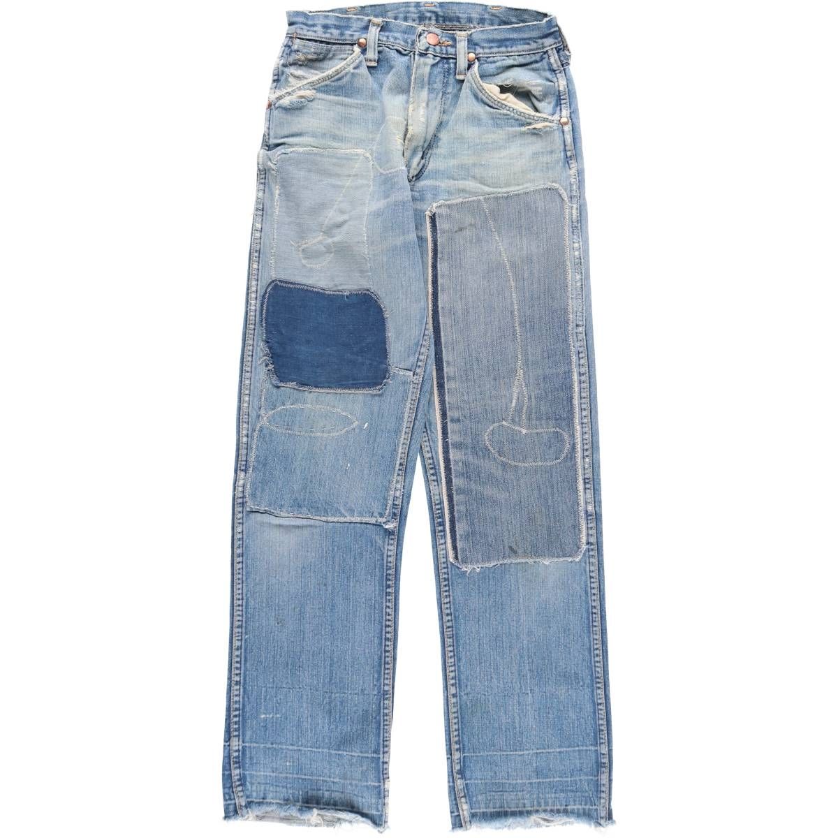 古着 70年代 ラングラー Wrangler カットオフ テーパードデニムパンツ レディースL w28 相当 ヴィンテージ|eaa323612